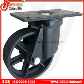 6 Inch to 8 Inch Wastebin Swivel Castor with Ductile Iron Wheel